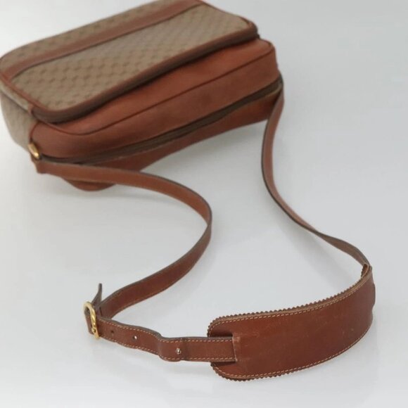 GUCCI Micro GG Supreme Shoulder Bag PVC Beige Gold 001 115 5443 Auth bs27554 - Picture 8 of 16